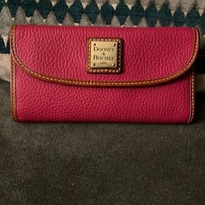 Fuchsia Dooney and Bourke wallet